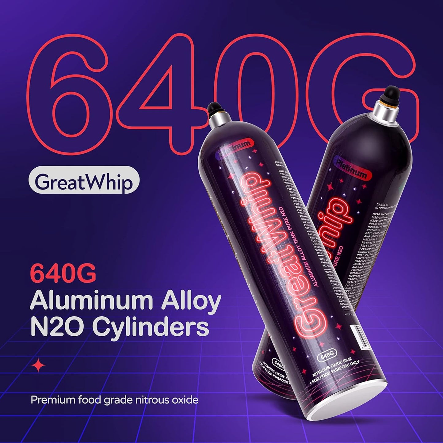 Greatwhip Platinum 640g Aluminium